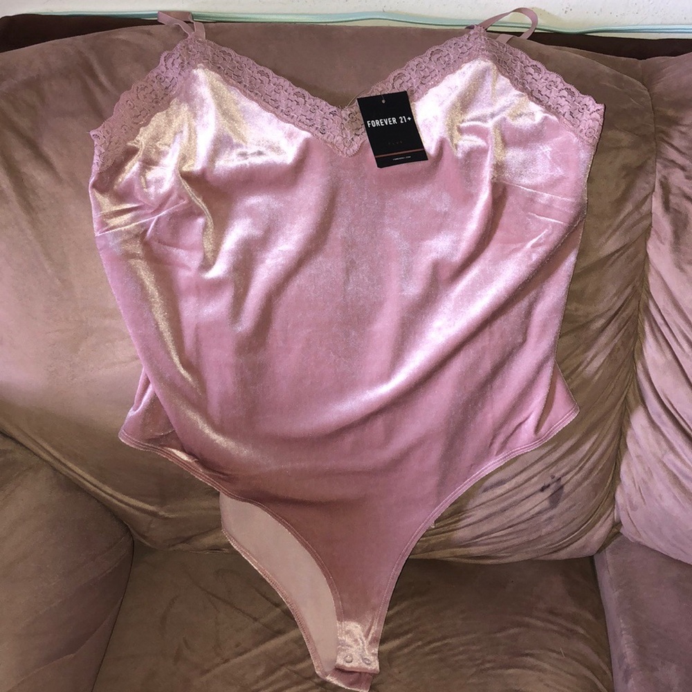 Velvet bodysuit